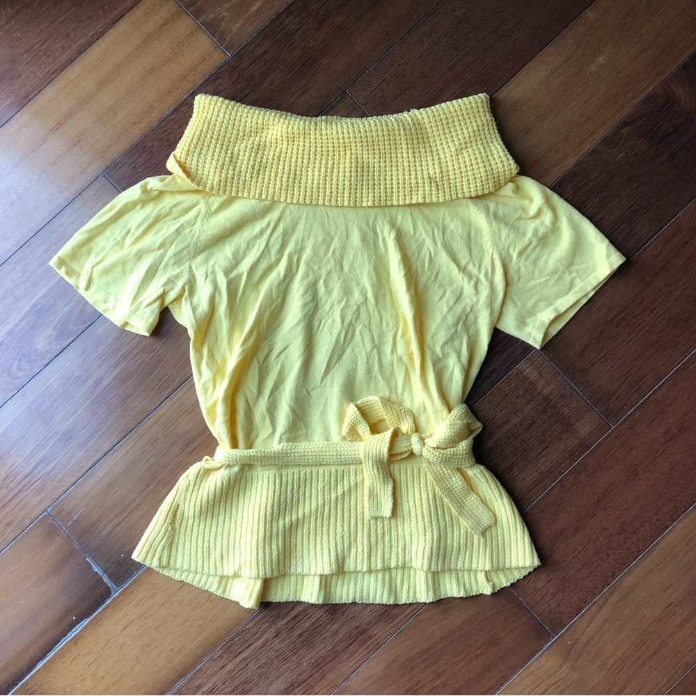 Jones New York Collection Yellow Top